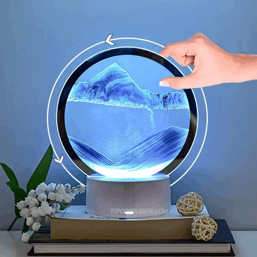 Art Hourglass Table Lamp